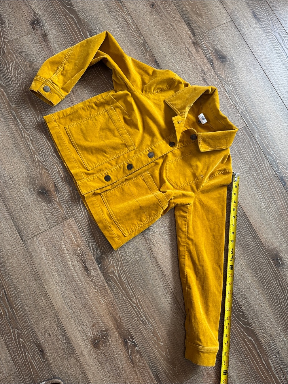CAbi Small Golden Yellow Top with Label Detail Size: Small - Picture 9 of 12